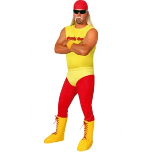 Wrestler Costume - Mens 80s Costume